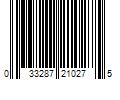 Barcode Image for UPC code 033287210275