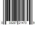 Barcode Image for UPC code 033287214709