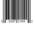 Barcode Image for UPC code 033287215492