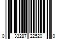 Barcode Image for UPC code 033287225200