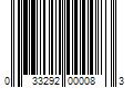 Barcode Image for UPC code 033292000083