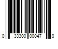 Barcode Image for UPC code 033300000470