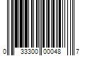 Barcode Image for UPC code 033300000487