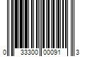 Barcode Image for UPC code 033300000913