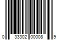 Barcode Image for UPC code 033302000089