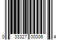 Barcode Image for UPC code 033327000064