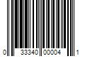 Barcode Image for UPC code 033340000041