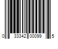 Barcode Image for UPC code 033342000995