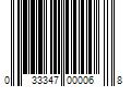 Barcode Image for UPC code 033347000068