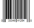 Barcode Image for UPC code 033349412548