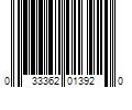 Barcode Image for UPC code 033362013920