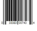 Barcode Image for UPC code 033383007434