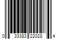 Barcode Image for UPC code 033383220284