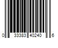 Barcode Image for UPC code 033383402406