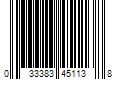 Barcode Image for UPC code 033383451138