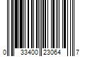 Barcode Image for UPC code 033400230647