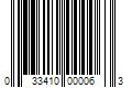 Barcode Image for UPC code 033410000063