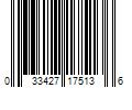 Barcode Image for UPC code 033427175136