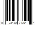 Barcode Image for UPC code 033430313044