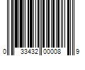 Barcode Image for UPC code 033432000089