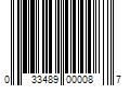 Barcode Image for UPC code 033489000087