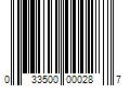 Barcode Image for UPC code 033500000287