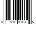 Barcode Image for UPC code 033500000645