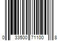 Barcode Image for UPC code 033500711008