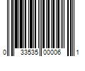 Barcode Image for UPC code 033535000061