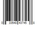 Barcode Image for UPC code 033548437458