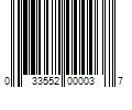 Barcode Image for UPC code 033552000037