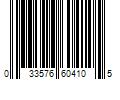 Barcode Image for UPC code 033576604105