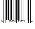 Barcode Image for UPC code 033600233714