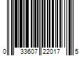 Barcode Image for UPC code 033607220175