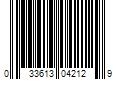 Barcode Image for UPC code 033613042129