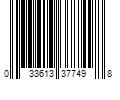 Barcode Image for UPC code 033613377498