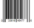 Barcode Image for UPC code 033616454776