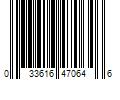 Barcode Image for UPC code 033616470646