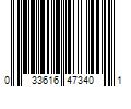 Barcode Image for UPC code 033616473401