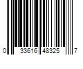 Barcode Image for UPC code 033616483257