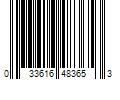 Barcode Image for UPC code 033616483653