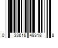 Barcode Image for UPC code 033616493188