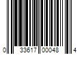 Barcode Image for UPC code 033617000484