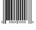 Barcode Image for UPC code 033624000088