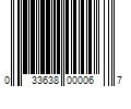 Barcode Image for UPC code 033638000067