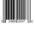 Barcode Image for UPC code 033665000078