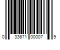 Barcode Image for UPC code 033671000079