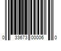 Barcode Image for UPC code 033673000060