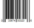 Barcode Image for UPC code 033674003206