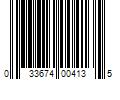 Barcode Image for UPC code 033674004135